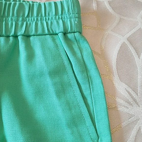 Green stretch waste shorts NWOT - Picture 4 of 4